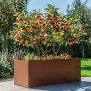 100cm Zinc Galvanised Copper Trough Planter